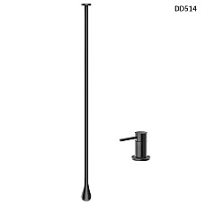 Κρεμαστή μπαταρία ντους σε ματ μαύρο χρώμα για τοποθέτηση στην οροφή – DD514 - Sellzone.bg Κρεμαστή μπαταρία ντους σε ματ μαύρο χρώμα για τοποθέτηση στην οροφή – DD514